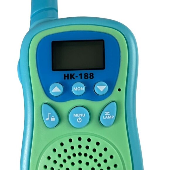 Set 2 Kids Walkie Talkies HK 188 Blue Battery Operated u - Picture 2 of 6
